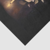 Große Fantasy Gothic Blumenkerzen Dekoupage Seidenpapier (Detail)