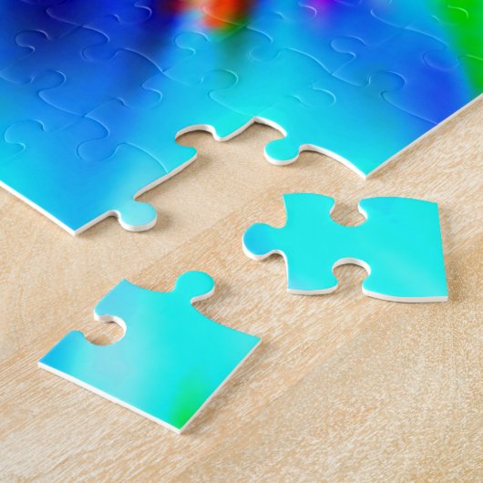 Große, farbenfrohe Rätsel Puzzle (Seite)