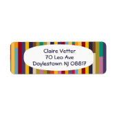 Große farbenfrohe Streifen (Vorne)