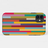 Große farbenfrohe Streifen Case-Mate iPhone Hülle (Rückseite (Horizontal))