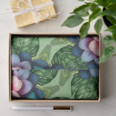 Große farbenfrohe Tropenkröten Mama & Baby Seidenpapier (Geschenk)