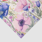 Große, farbenfrohe und zarte Blume Seidenpapier (Ausschnitt)