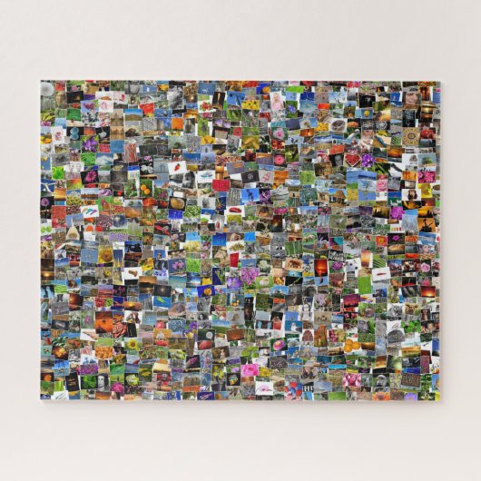 Große Farbensammlung mit vielen Fotos Puzzle (Horizontal)