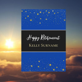 Große Feier! Glückliche Rentner-Glückwunsch-Karte Karte