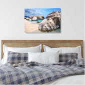 Große Felsen auf der Leinwand des Strandes von Cal (Insitu (Schlafzimmer))