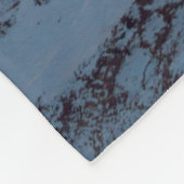 GROSSE FELSFORMATIONEN MIT SCHNEE BEDeckt Fleecedecke (Ecke)