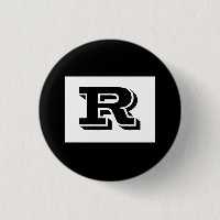 Große, fett ausgekleidete schwarze Monogramm, schw