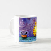 Große fette gelbe Katze - Tasse (Vorderseite Links)