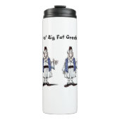 Große fette griechische Trommel Thermosbecher (Vorderseite)