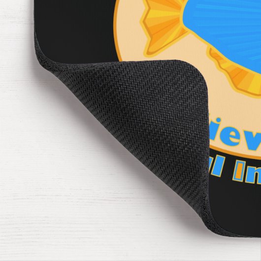 Große Fische glauben an Gott Mousepad (Ecke)