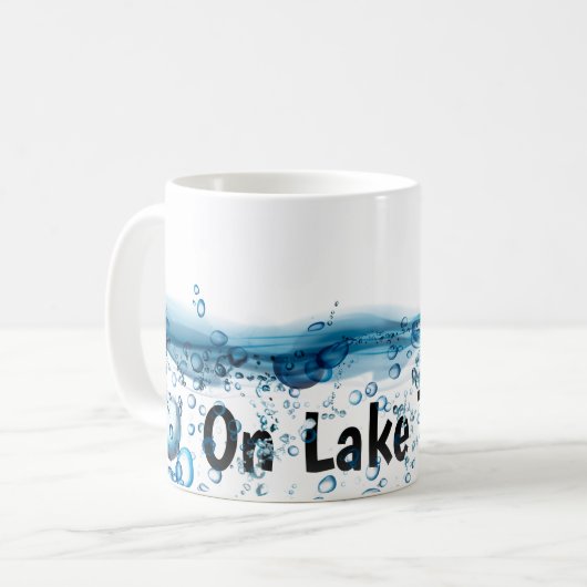 Große Fische im Seewasser Kaffeetasse (Vorderseite Links)