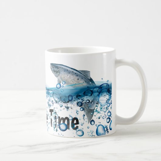 Große Fische im Seewasser Kaffeetasse (Rechts)