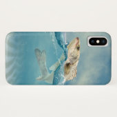Große Fische im Wasser Case-Mate iPhone Hülle (Rückseite (Horizontal))