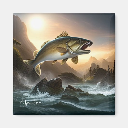 Große Fische in Rapiden Magnet (Vorne)