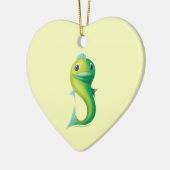 Große Fische Keramikornament (Links)