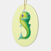Große Fische Keramikornament (Links)