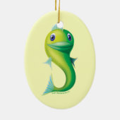 Große Fische Keramikornament (Hinten)