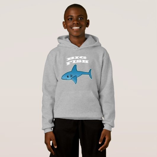 Große Fische - Kids-Pullover-Hoodie Hoodie (Vorne ganz)