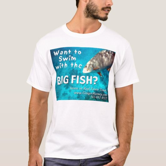 Große Fische T-Shirt (Vorderseite)