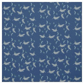 Große Fische, Wale schwimmen Stoff (Muster)