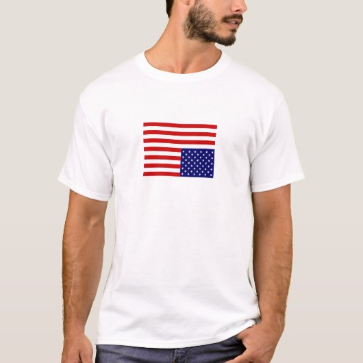 große Flagge T-Shirt (Vorderseite)