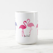 Große Flamingo Statues 15 oz. Tasse (Mittel)