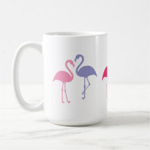 Große Flamingo Statues 15 oz. Tasse