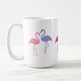 Große Flamingo Statues 15 oz. Tasse
