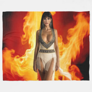 Große Flanelldecke Furnace Goddess Fleecedecke
