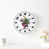 Große Flasche Champagneruhr Große Wanduhr