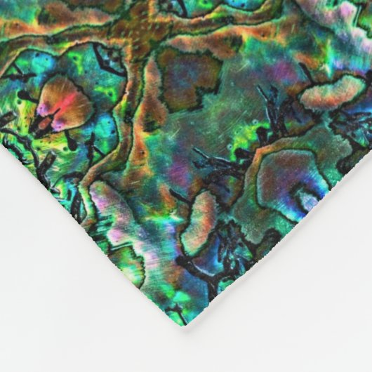 Große Fleece Blanka Abalone (Ecke)