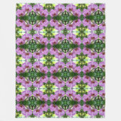 Große Fleece Blanka Lila Gepunktet Orchid (Vorderseite)