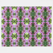 Große Fleece Blanka Lila Gepunktet Orchid (Vorderseite (Horizontal))