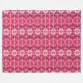 Große Fleece Blanken Pink Lotus Abstrakt (Vorderseite (Horizontal))