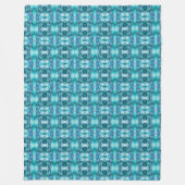 Große Fleece Blanket Aquamarine Crystal (Vorderseite)