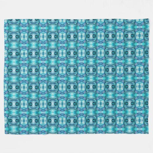 Große Fleece Blanket Aquamarine Crystal (Vorderseite (Horizontal))