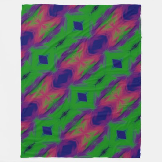 Große Fleece Blanket Aurora Farben. (Vorderseite)