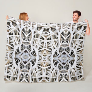 Große Fleece Blanket Elk Antlers