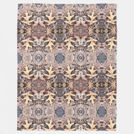 Große Fleece Blanket Forest Floor (Vorderseite)