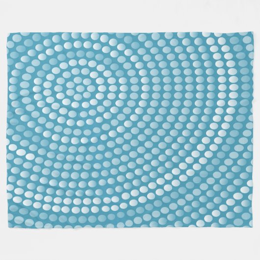 Große Fleece Blanket, modern, abstrakt, blau (Vorderseite (Horizontal))