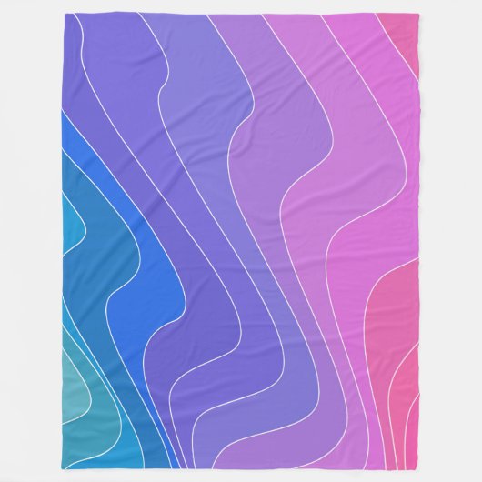 Große Fleece Blanket, modern, abstrakt, farbenfroh (Vorderseite)