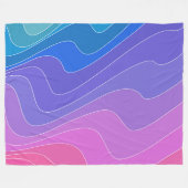 Große Fleece Blanket, modern, abstrakt, farbenfroh (Vorderseite (Horizontal))