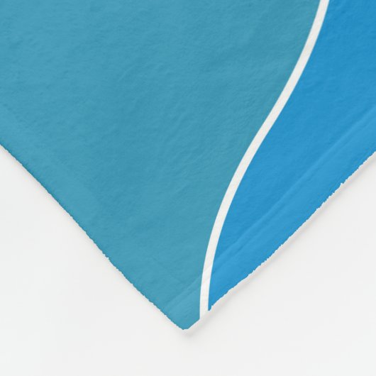 Große Fleece Blanket, modern, abstrakt, farbenfroh (Ecke)