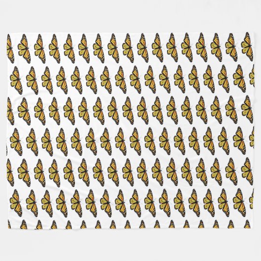 Große Fleece Blanket Monarchen. (Vorderseite (Horizontal))