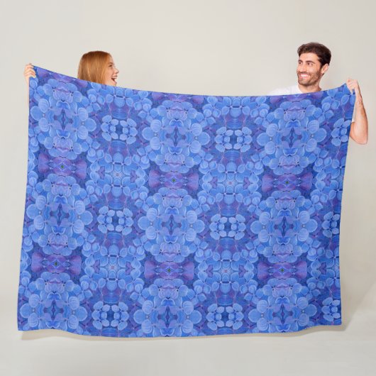 Große Fleece Blanket Nikko Blue Hydrangea (Beispiel)