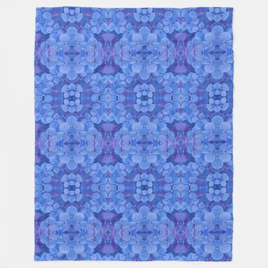 Große Fleece Blanket Nikko Blue Hydrangea (Vorderseite)