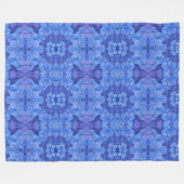 Große Fleece Blanket Nikko Blue Hydrangea (Vorderseite (Horizontal))