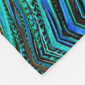 Große Fleece Blanket Peacock Feathers (Ecke)