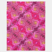 Große Fleece Blanket Pink Cactus Rose (Vorderseite)