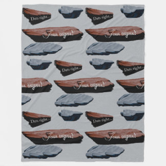 Große Fleece-Blanket: Stein-Wirbel Fleecedecke